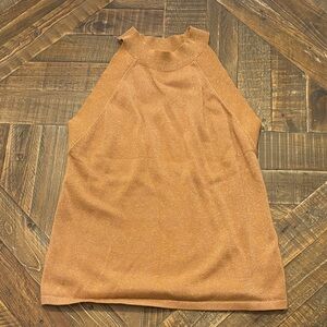 Ann Taylor Factory gold Sleeveless top